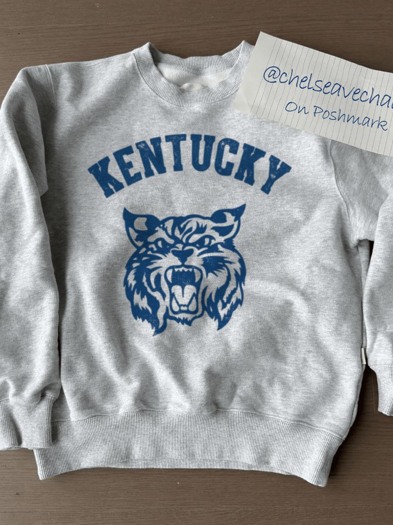 Vintage Kentucky Wildcats Basketball Logo Sweatshirt University Of Kentucky Tee
